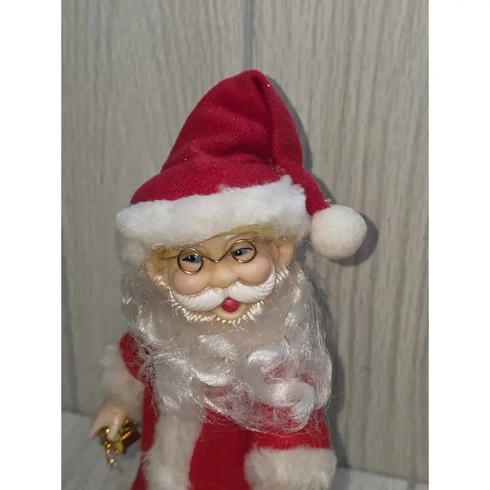 Vtg 1970s Santa Claus Standing Figurine Holiday Decor Dial Corporation USA Rare